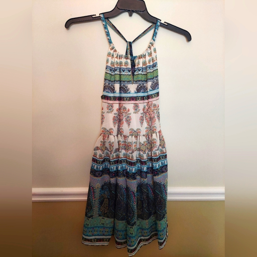 Anthropologie Raga Dress Womens Medium Cross Back Dress NWT - Picture 1 of 6